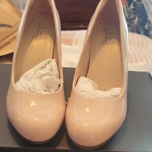 Price Drop!!! Clarks Elegant Pale Pink Pumps 3 1/2 -4-inch Platforms